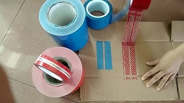 Full transfer tamper evident security void tape