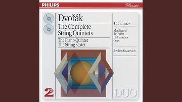 Dvořák: String Quintet in A Minor, Op. 1: 1. Adagio - Allegro ma non troppo