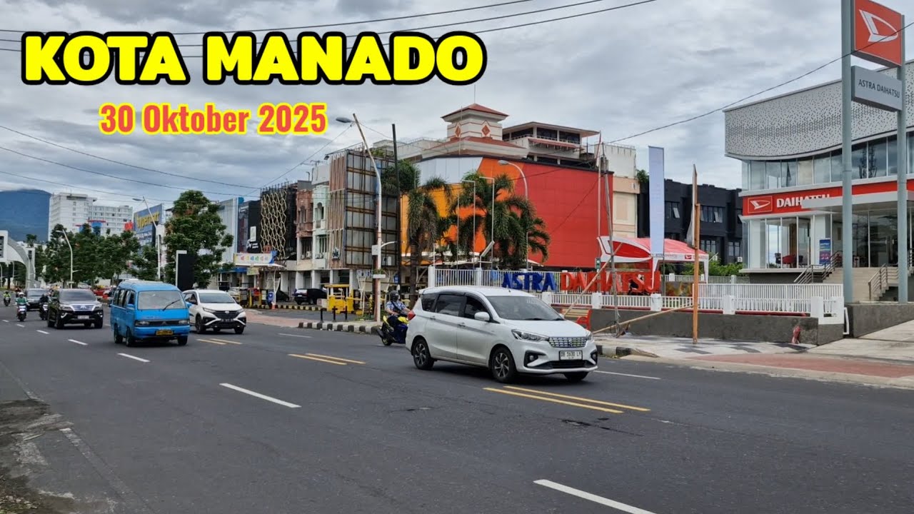 Suasana Kota Manado 30 Oktober 2025 di Beberapa Tempat