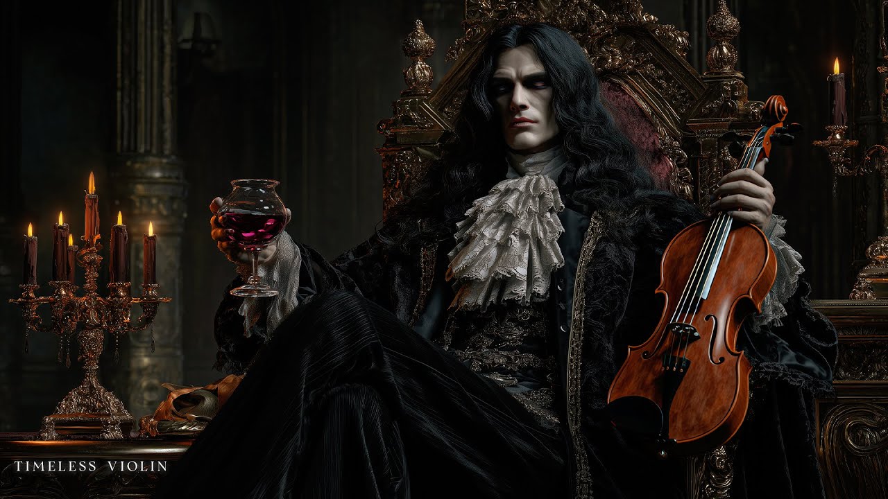 Vampire Violinist Plays a Cursed Melody in the Dark Castle 🩸🎻