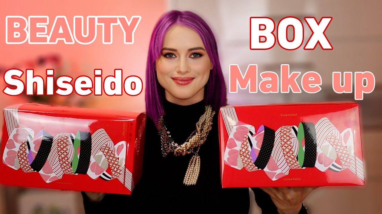 [Shiseido] Самый лучший beauty BOX // покупки / косметика / макияж ...