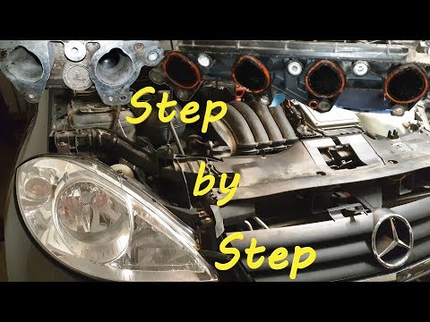 Mercedes A150 w169 Intake Manifold Removal  Gasket Replacement