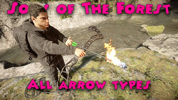 Sons of The Forest - All arrow types