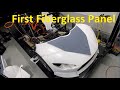 First fiberglass panel
