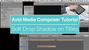 Soft Drop Shadow on Titles in Avid Media Composer Tutorial
