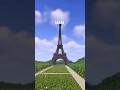 Minecraft Eiffel Tower Build #iamj #minecraft #minecraftshorts #shorts