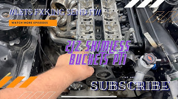 //2jz Shimless bucket conversion, Built head\\ pt1/2