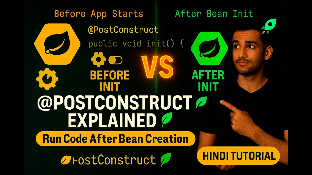 Spring Boot Magic 🚀 | @PostConstruct Explained with Real Examples 🌿 ...