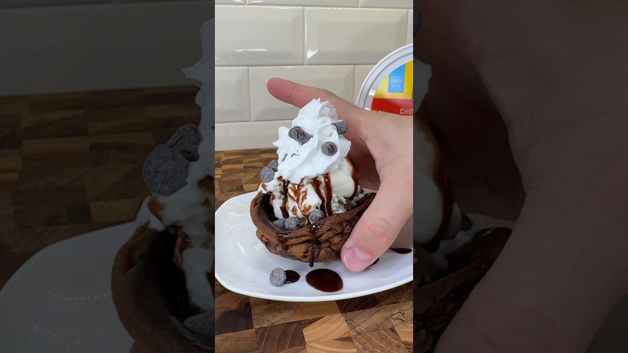 Edible cookie bowl 🍪 