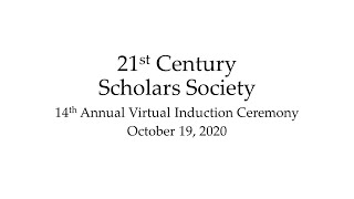 IVCC 21st Century Scholars Society - 2020 Virtual Ceremony