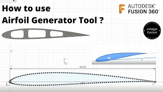 How to use the Airfoil Generator Tool in ~ Autodesk Fusion 360.