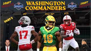 Washington Commanders Draft day