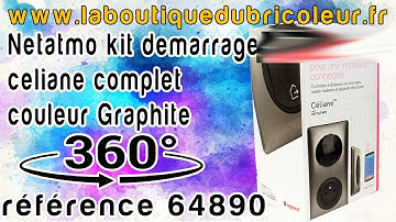 kit demarrage netatmo complet celiane graphite ref 64890