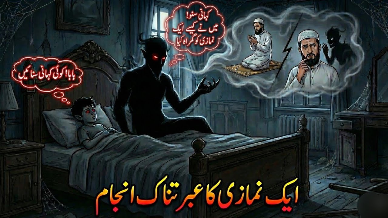 جن باپ اور بچے کی خوفناک کہانی | انسان کو گمراہ کرنے کی حقیقت | Horror Islamic Story