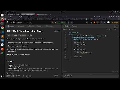 Leetcode 1331 | Rank Transform of an Array