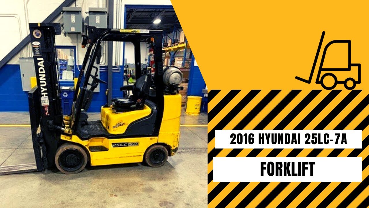 Used Forklift for Sale 2016 HYUNDAI 25LC7A Leavitt Machinery [USED EQUIPMENT] 1888247