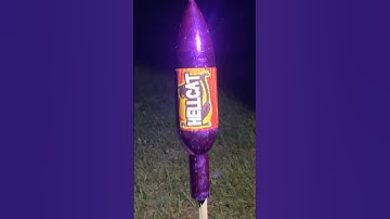 PURPLE HELLCAT ROCKET #shorts #fireworks
