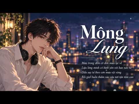 Mông Lung - Dee Trần [ Lyric video ] : Mưa trong đêm cô đơn mưa lại về...