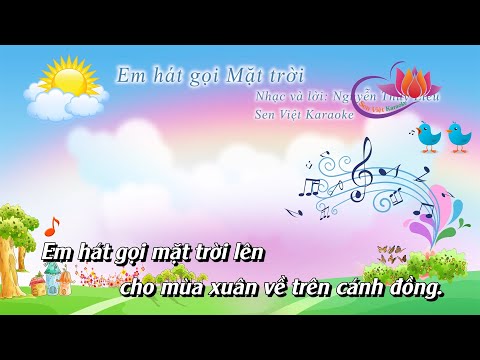 Video [KARAOKE] EM HÁT GỌI MẶT TRỜI (Tiết tự chọn) - CD... - YouTube