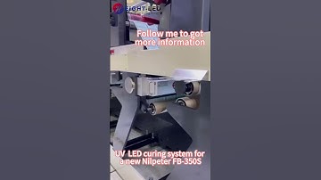UV LED Curing System for Nilpeter FB-350S #uv#label #printing