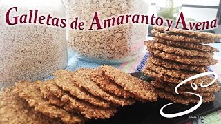 Galletas de AMARANTO y AVENA | Sin Horno | Sin Harina | Cocina & Vida Saludable