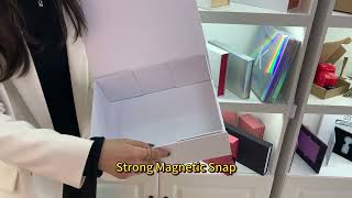 Magnetic Foldable Box | No-Glue Rigid Box | Space-Saving Eco Packaging
