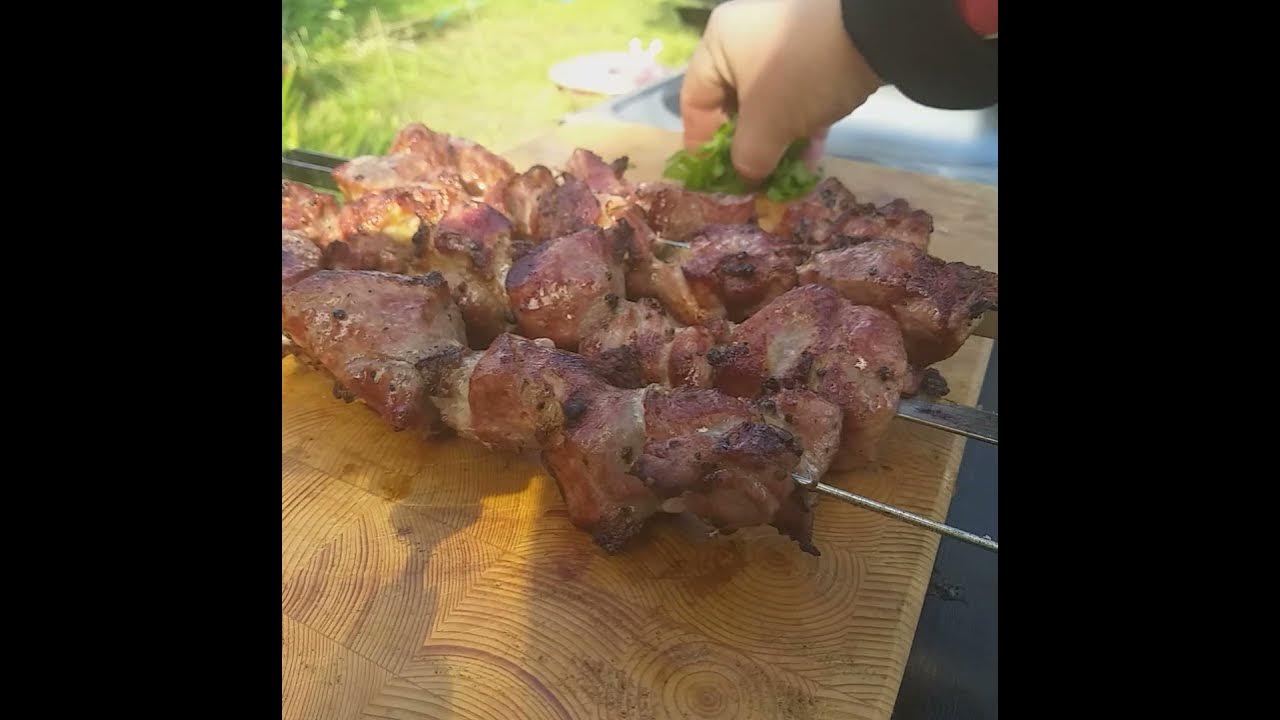Шашлык из шеи с уксусом. Шашлык из шеи с уксусом