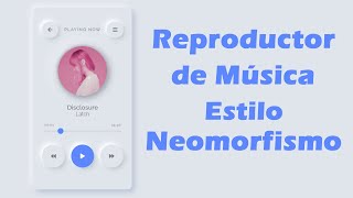 Reproductor de Música Estilo Neomorfismo en HTML CSS y JS screenshot 5