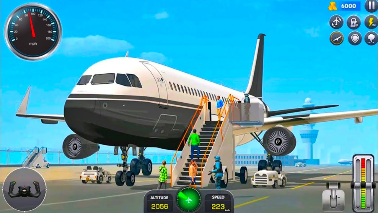 Flight Airplane City Pilot Simulator - Boeing Emergency Landing Goes Wrong 🚨✈️ - Android Gameplay