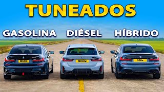 BMW M340i vs M340d vs 330e tuneados: ARRANCONES by carwow América Latina 81,208 views 3 weeks ago 16 minutes