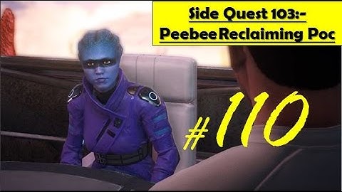 Mass Effect Andromeda - Peebee Reclaiming Poc | Meet Peebee in Kadara Bar