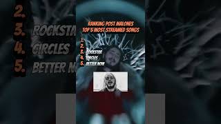 Ranking Post Malones Top 5 Most Streamed Songs #viralvideo #postmalone