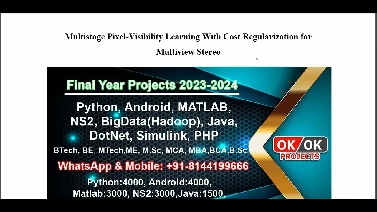 Multistage Pixel Visibility Learning With Cost Regularization for Multiview Stereo