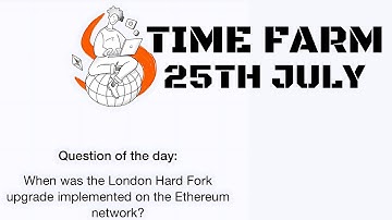 25th July Time Farm Oracle Of Time Answer #timefarm #oracleoftimeanswer