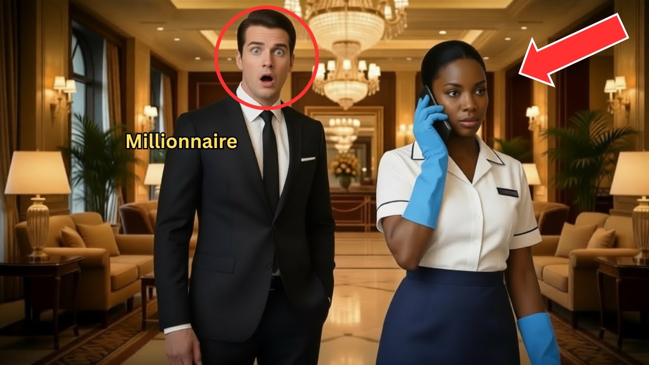 Femme de ménage noire, elle répond en suédois devant un millionnaire… sa réaction change tout