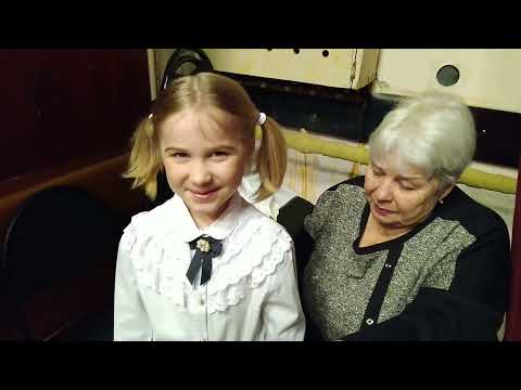 Видео: Ярослава Лемешкина, 6 лет. Международный конкурс "Серебряковские дебюты"