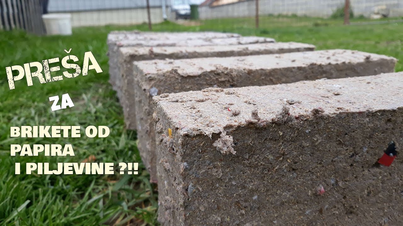 PREŠA ZA BRIKETE OD PAPIRA I PILJEVINE ?!!