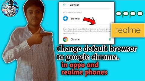 how to change default browser in oppo and realme phonesh. 💯 percent working.
