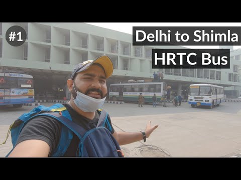 539 Rs. Cheap HRTC Bus ? from Delhi to Shimla|HRTC Bus Service Resume to Delhi|Shimla Trip 2020