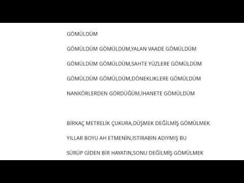 Hakkı Bulut   Gömüldüm Şarkı Sözleri Lyrics