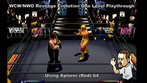 WCW/NWO Revenge One Level Playthrough using the Xplorer 64 (Red Label) for N64 :D #N64 #CheatCodes
