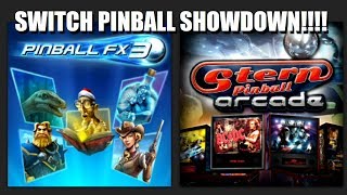Nintendo Switch Pinball FX3 vs Stern Pinball Arcade - Switch Pinball Showdown