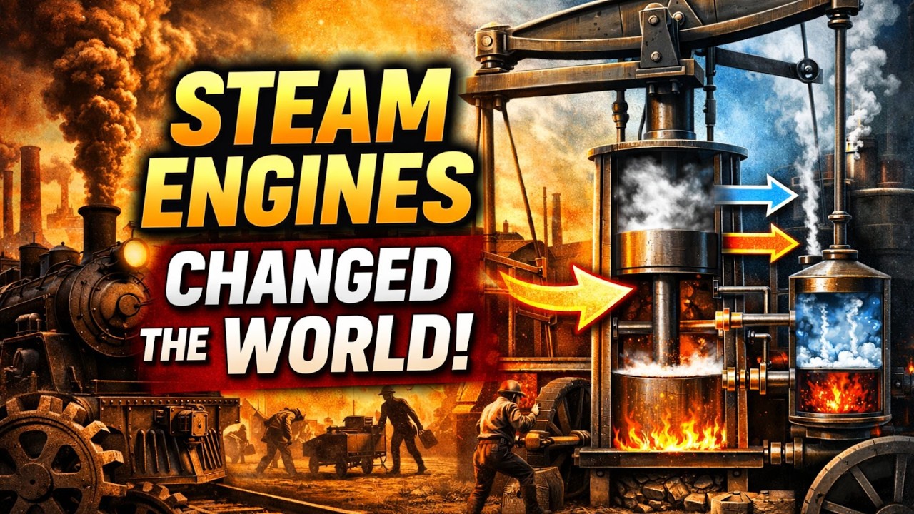 How Steam Engines Shaped the Industrial Revolution - YouTube