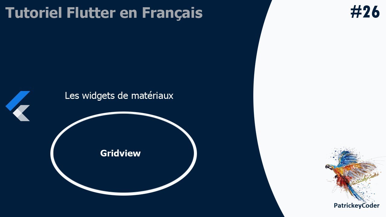 #26-Tutoriel Flutter en Français - Gridview - YouTube