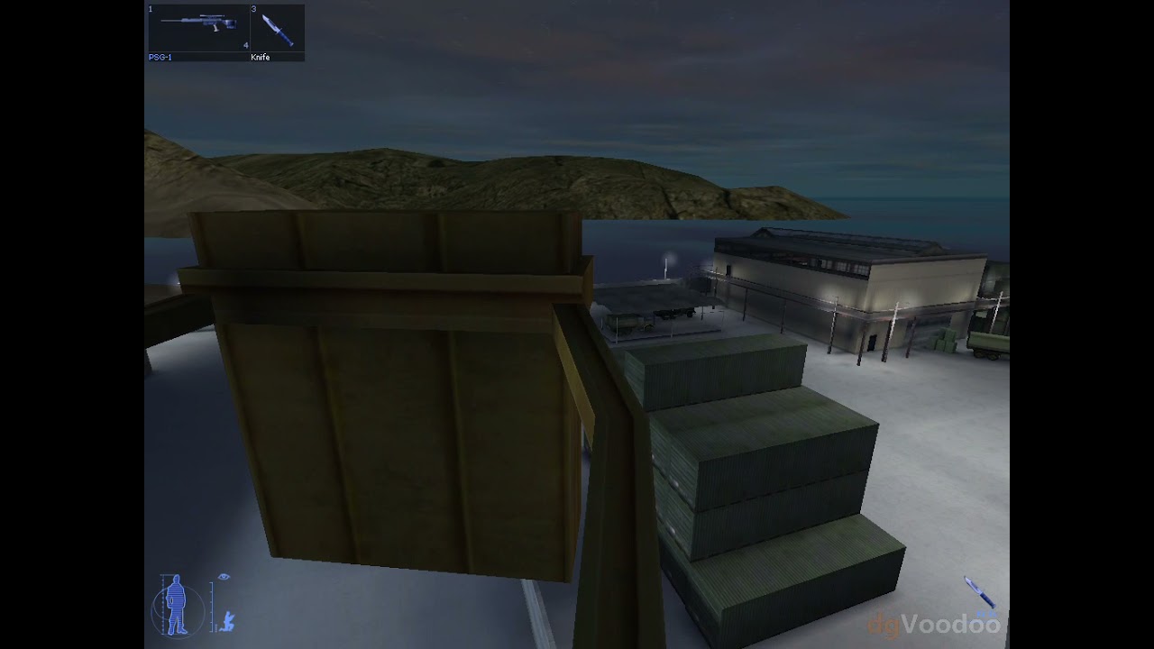 [Knife only] IGI 2 Mission 13 (Showdown at the docks)| David Jones Rank