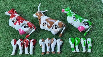 MERAKIT MAINAN SAPI, MENEMUKAN SAPI LUCU, SAPI WARNA WARNI, SAPI JOGET, SAPI KARTUN, SAPI MOO
