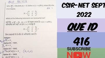 Csir net sept 2022 que id 416 solution || Laplace, grad questions #csirnet #math #pde