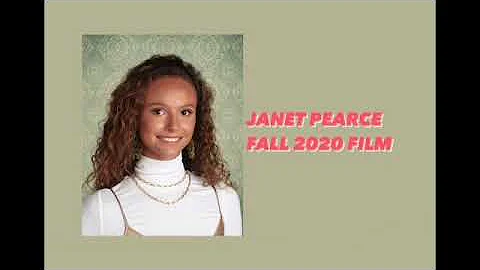 Janet Pearce 2022 - Fall Film 2020