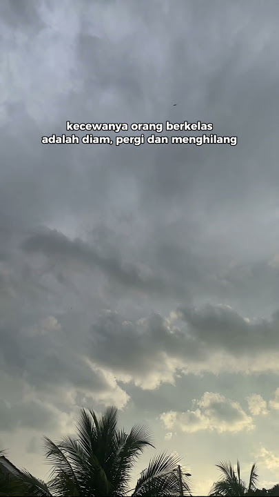 Diam lebih baik dari berkata-kata 😊