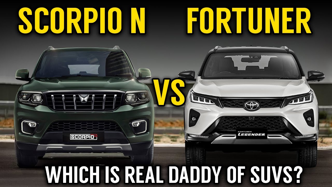 scorpio vs safari vs fortuner